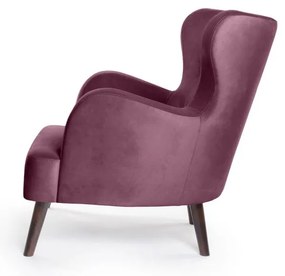 Лилаво кадифено кресло Noemye – Bonami Selection