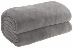 350833 vidaXL Утежнено одеяло с плик, сиво, 200x200 см, 13 кг, плат