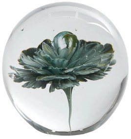 Стъклена тежест за хартия (височина 8 cm) Flower – Light &amp; Living
