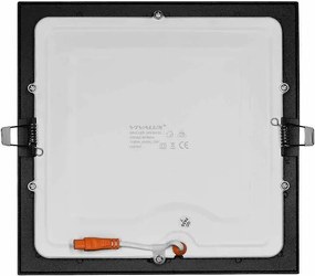 LED панел GRID, черен, 18W, 4000K