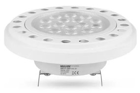 LED Крушка ECOLINE AR111 G53/12W/12V 3000K 30° бял - Brilagi