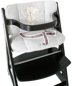 Сива подложка за детски стол за хранене Heartbreakerbär – Roba