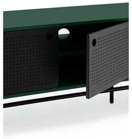 Черно-зелена маса за телевизор Punto - Teulat