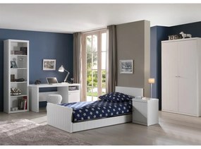 Бяло детско нощно шкафче, ширина 44 cm Robin - Vipack