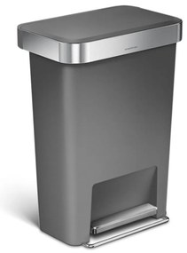 Пластмасов кош за отпадъци с педали 45 л - simplehuman