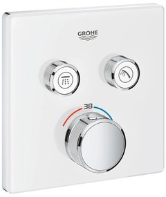 Термостат за вграждане, 29156LS0 Grohtherm SmartControl, Grohe, за вана/душ, снежно бял