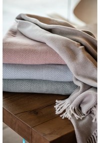 Меденожълто одеяло със съдържание на памук , 140 x 180 cm Skyline - Euromant