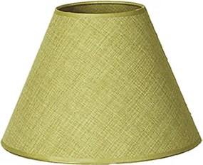 Абажур САМИ ЗЕЛЕН - конус ø300/ø130, h=200, горно окачване, Е27