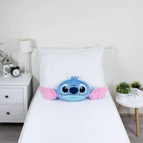 Детска възглавница от флийс 41x32 cm Lilo and Stitch "Blue" – Jerry Fabrics