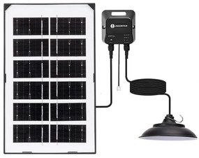 Aigostar - LED Соларен полилей LED/35W/12V 3000 mAh 6500K Ø 15 см