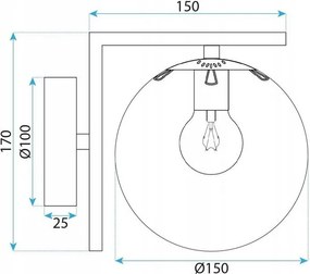 Аплик G101-1W Black White