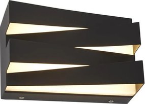 Searchlight 86410BK - LED стенен аплик SECTION LED/18W/230V черен