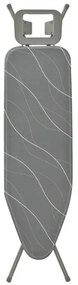 Маса за гладене Kinghoff KH 1939, 114x35.5 см, 7 позиции за регулиране, Поставка за ютия, Сив