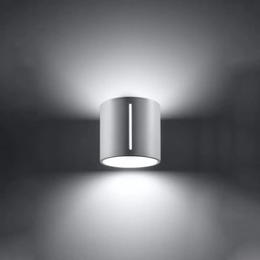 Бяла стенна лампа Vulco – Nice Lamps