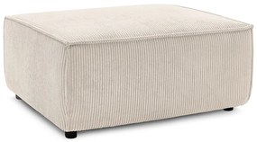 Бежова табуретка от велур Nihad - Bobochic Paris