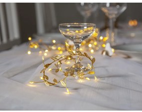 Светлинна декорация с коледен мотив в златист цвят Winny - Star Trading