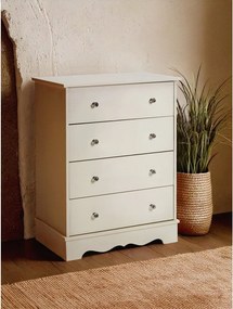 Скрин в цвят слонова кост 69x89x42 cm Emily – Premier Housewares