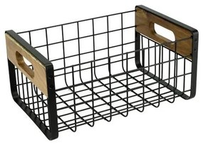 Horecano - Метална касетка 29x21,5xh14,7см черен мат HOME-(WK830741-S)