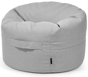 Светлосив детски пуф Roll 80 – SLOWDOWN