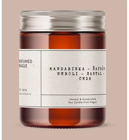 Ароматна свещ от соев восък време на горене 40 час #47 Tangerine, Neroli and Saffron – Perfumed Prague