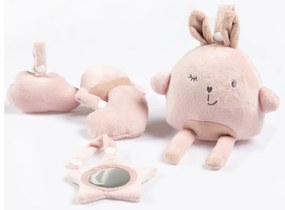 Розова детска постелка за игра Roba style - Roba