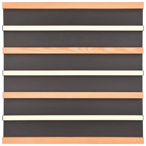 Черно и естествено LED затъмняващо се осветително тяло за таван 6x46 cm Fontana – Trio