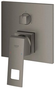 Външни части на смесител за баня за вграждане Grohe Eurocube-Anthracite Mat