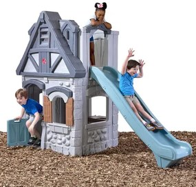 Игрален Център, 2-Story Playhouse & Slide - Step2