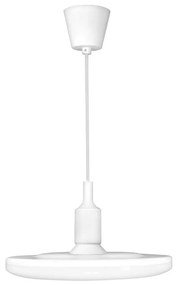 LED Висящи лампи KIKI 1xE27/10W/230V бяла