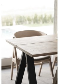 Сгъваема маса за хранене с дъбов плот 170x100 cm Carradale - Rowico