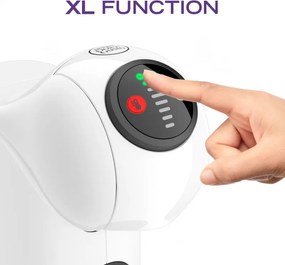 Еспресо машина Krups KP243110 NDG GENIO S WHITE, 1500W, 15 bar, 0.8 л, Работа с NESCAFÉ® Dolce Gusto® капсули, LED, XL функция, Бял