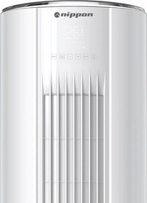 Колонен климатик Nippon NPC-24MCFL, 24000 BTU, 45 м2, А++/А+, R-32, Бял
