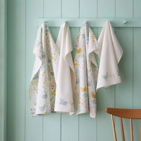 Памучни кърпи в комплект от 4 броя 50x70 cm Cottage Friends - Catherine Lansfield