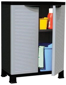 337900 vidaXL Пластмасов шкаф, 68x39x92 см
