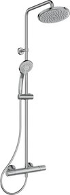 Ideal Standard A7208AA - Душ комплект с термостатен смесител CERATHERM T25, лъскав хром
