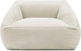 Бежов пуф от рипсено кадифе Lilibet – Bobochic Paris