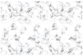 Комплект от 24 стикера за стена Black and White Marble, 10 x 10 cm - Ambiance