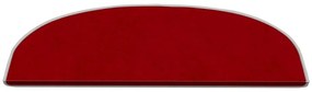 Червени стълбищни стъпала в комплект от 16 части 20x65 cm Plain Color - Vitaus