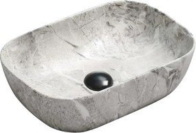 Mexen Rita мивка за плот 45 x 32 см, сив камък - 21084598