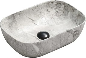 Mexen Rita мивка за плот 45 x 32 см, сив камък - 21084598