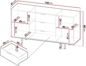 бюфет Nubia-Mauro-Xriso