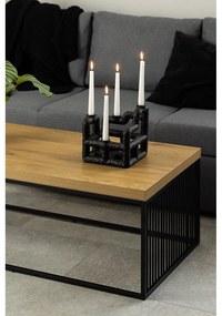 Масичка за кафе с дъбов плот в естествен цвят 60x120 cm Strington – Actona