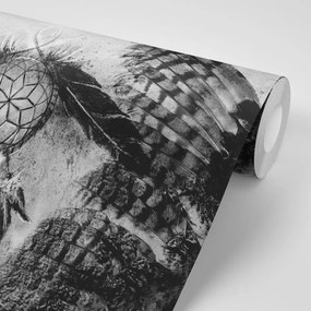 Тапет – Черно-бял индиански ловец на сънища