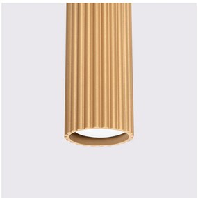 Висящо осветително тяло в златист цвят Gleam – Sollux