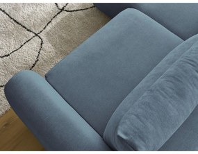 Син ъглов диван Aden – Bobochic Paris