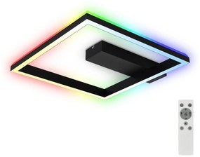 Brilo - LED RGBW Димируем полилей за повърхностен монтаж FRAME LED/18W/230V 2700-6500K + д.у.