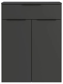 Висок висящ шкаф за баня в антрацитен цвят 71x95 cm Crandon - Germania