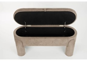 Светлокафява пейка Orly – White Label