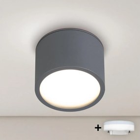 BRILAGI - LED Точково осветително тяло за баня SMOOTH 1xGX53/15W/230V 60x82 mm антрацит IP54