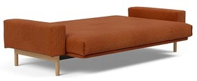 Оранжев сгъваем диван от рипсено кадифе 237 cm Mimer – Innovation